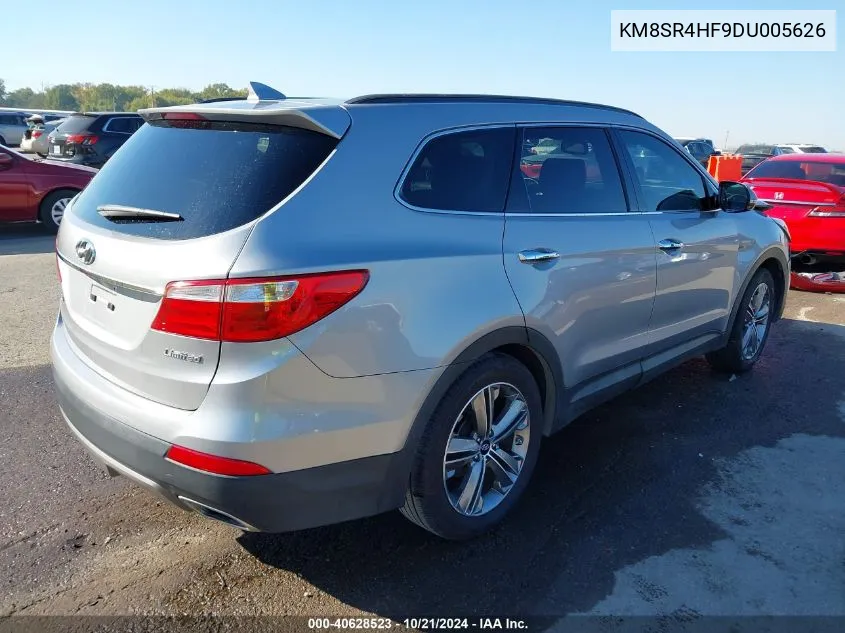 KM8SR4HF9DU005626 2013 Hyundai Santa Fe Limited