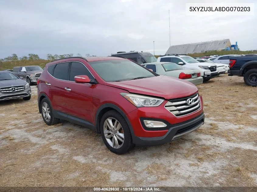 5XYZU3LA8DG070203 2013 Hyundai Santa Fe Sport