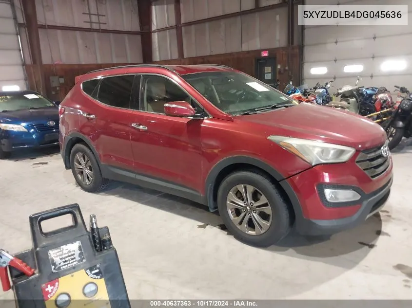 2013 Hyundai Santa Fe Sport VIN: 5XYZUDLB4DG045636 Lot: 40637363