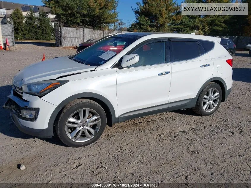 5XYZW3LAXDG098627 2013 Hyundai Santa Fe Sport