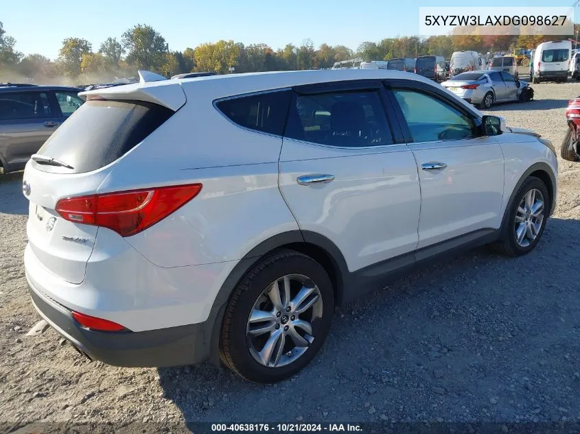 5XYZW3LAXDG098627 2013 Hyundai Santa Fe Sport