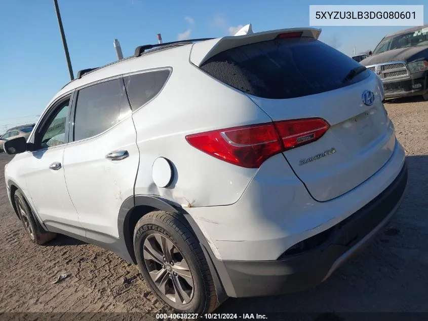 2013 Hyundai Santa Fe VIN: 5XYZU3LB3DG080601 Lot: 40638227