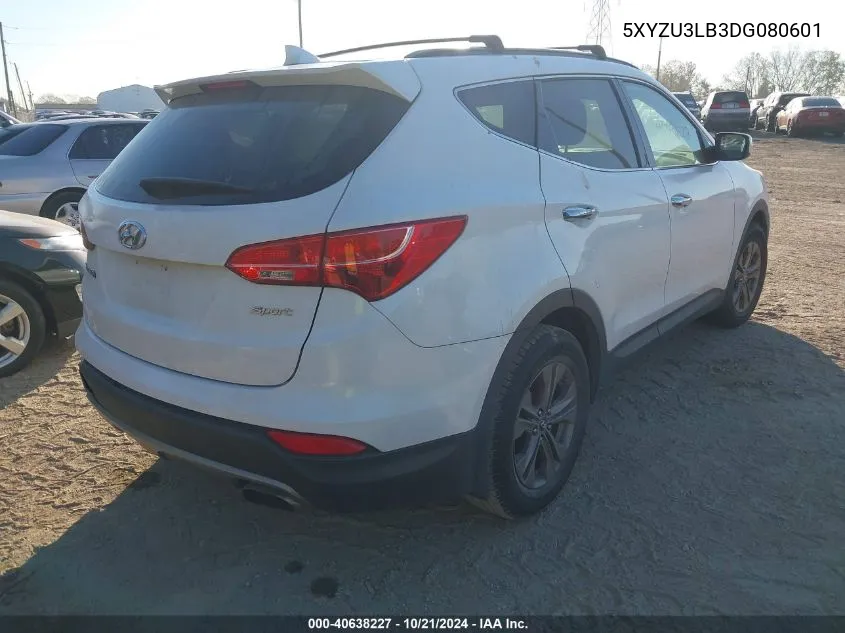 5XYZU3LB3DG080601 2013 Hyundai Santa Fe