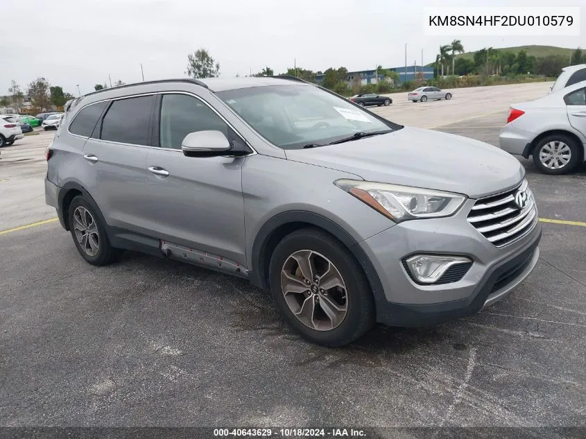 KM8SN4HF2DU010579 2013 Hyundai Santa Fe Gls