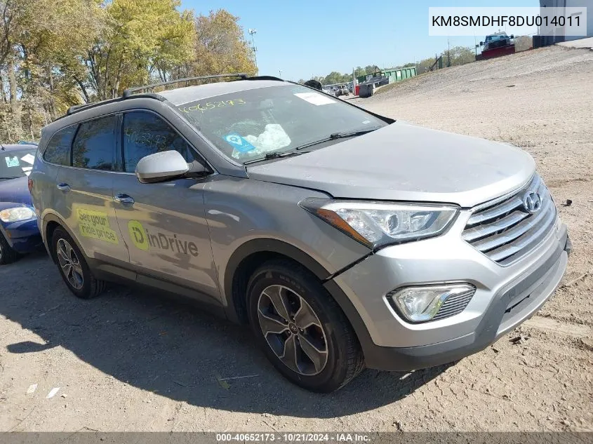 KM8SMDHF8DU014011 2013 Hyundai Santa Fe Gls/Limited