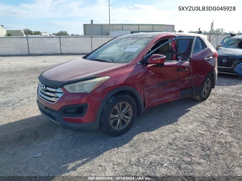 5XYZU3LB3DG045928 2013 Hyundai Santa Fe Sport