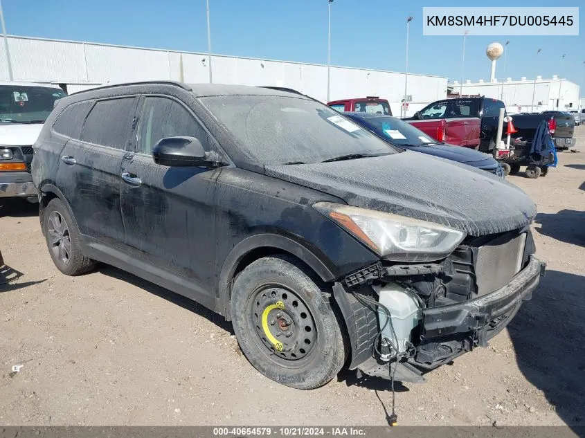 2013 Hyundai Santa Fe Gls/Limited VIN: KM8SM4HF7DU005445 Lot: 40654579