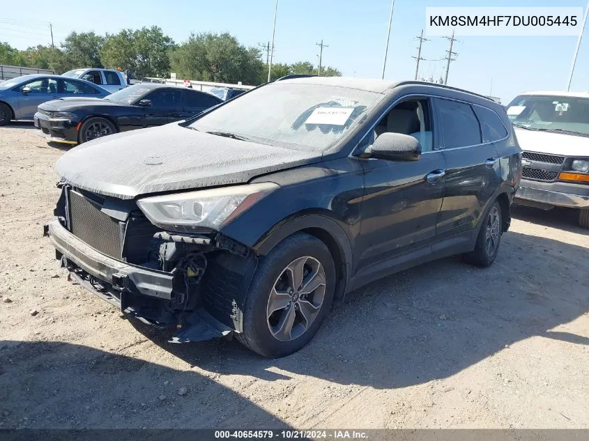 2013 Hyundai Santa Fe Gls/Limited VIN: KM8SM4HF7DU005445 Lot: 40654579