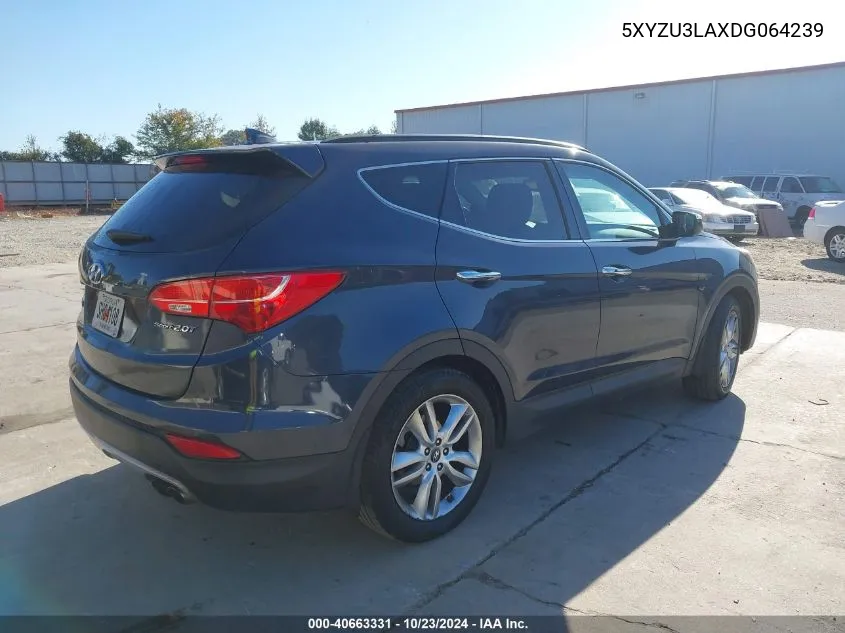 2013 Hyundai Santa Fe Sport 2.0T VIN: 5XYZU3LAXDG064239 Lot: 40663331