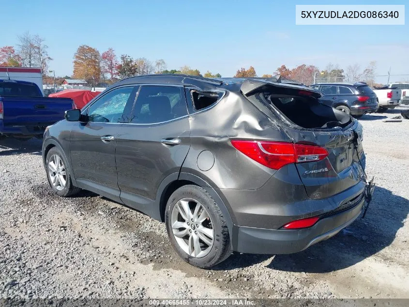 5XYZUDLA2DG086340 2013 Hyundai Santa Fe Sport 2.0T