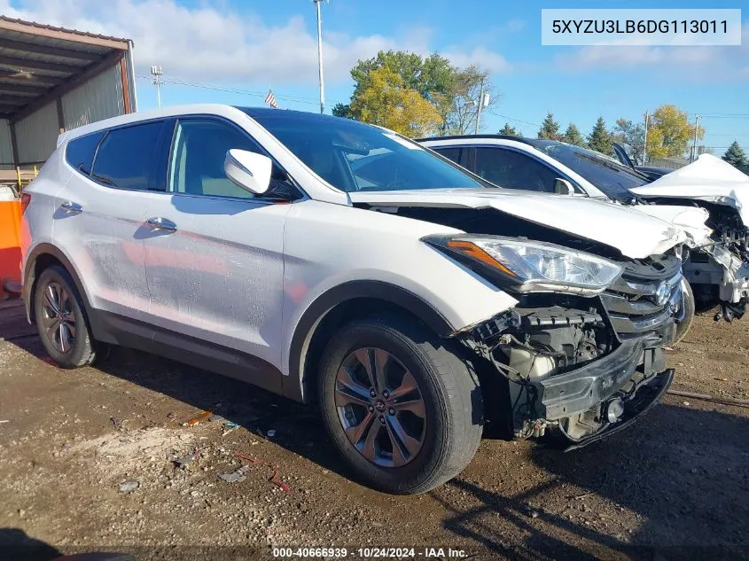 2013 Hyundai Santa Fe Sport VIN: 5XYZU3LB6DG113011 Lot: 40666939