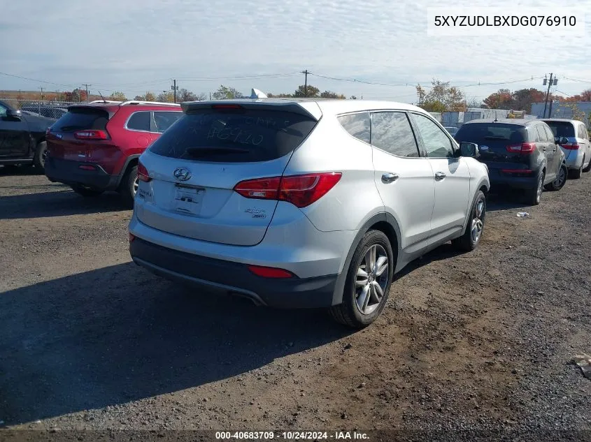 2013 Hyundai Santa Fe Sport VIN: 5XYZUDLBXDG076910 Lot: 40683709