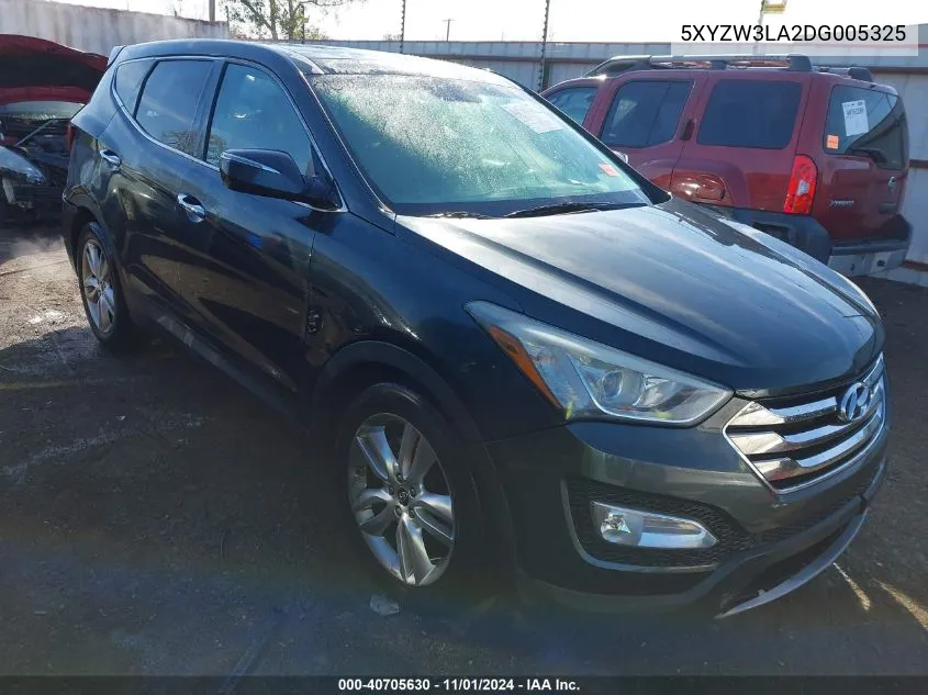 2013 Hyundai Santa Fe Sport 2.0T VIN: 5XYZW3LA2DG005325 Lot: 40705630