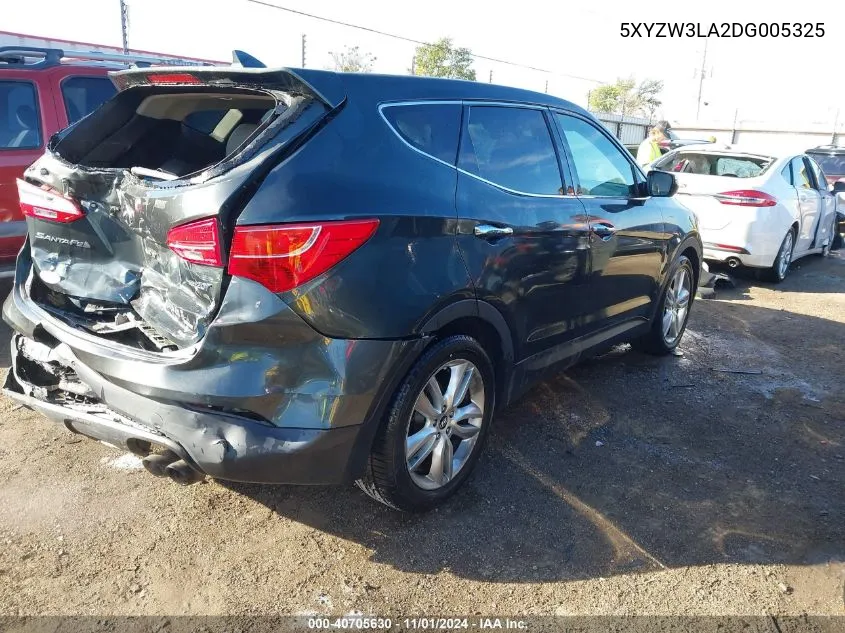 2013 Hyundai Santa Fe Sport 2.0T VIN: 5XYZW3LA2DG005325 Lot: 40705630