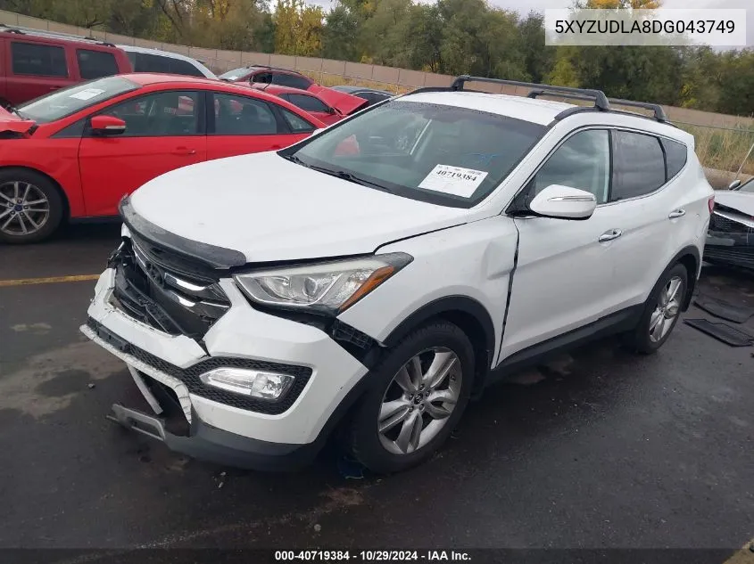 5XYZUDLA8DG043749 2013 Hyundai Santa Fe Sport 2.0T