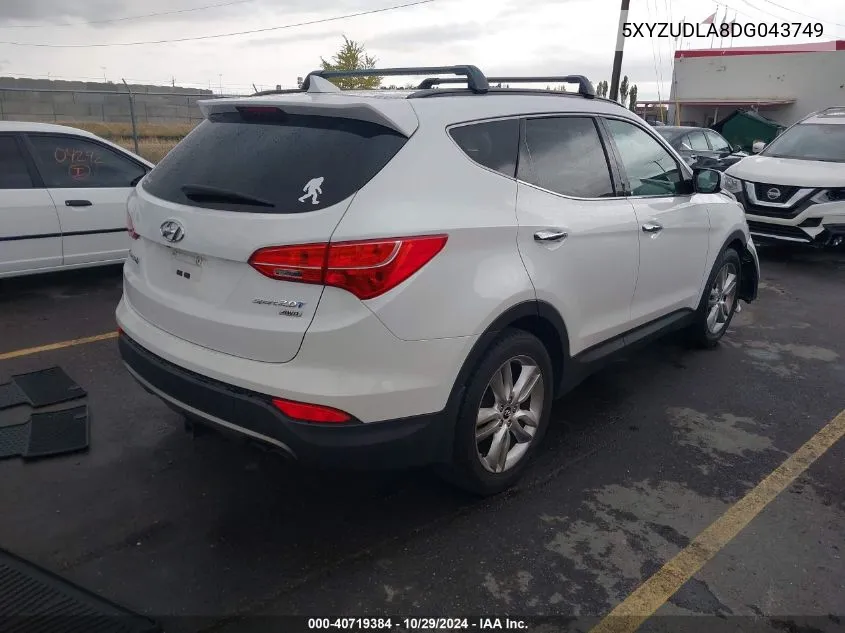 2013 Hyundai Santa Fe Sport 2.0T VIN: 5XYZUDLA8DG043749 Lot: 40719384