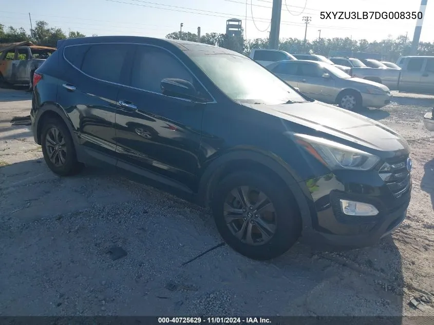 2013 Hyundai Santa Fe Sport VIN: 5XYZU3LB7DG008350 Lot: 40725629