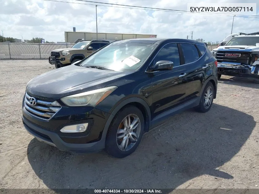 2013 Hyundai Santa Fe Sport 2.0T VIN: 5XYZW3LA7DG057114 Lot: 40744334