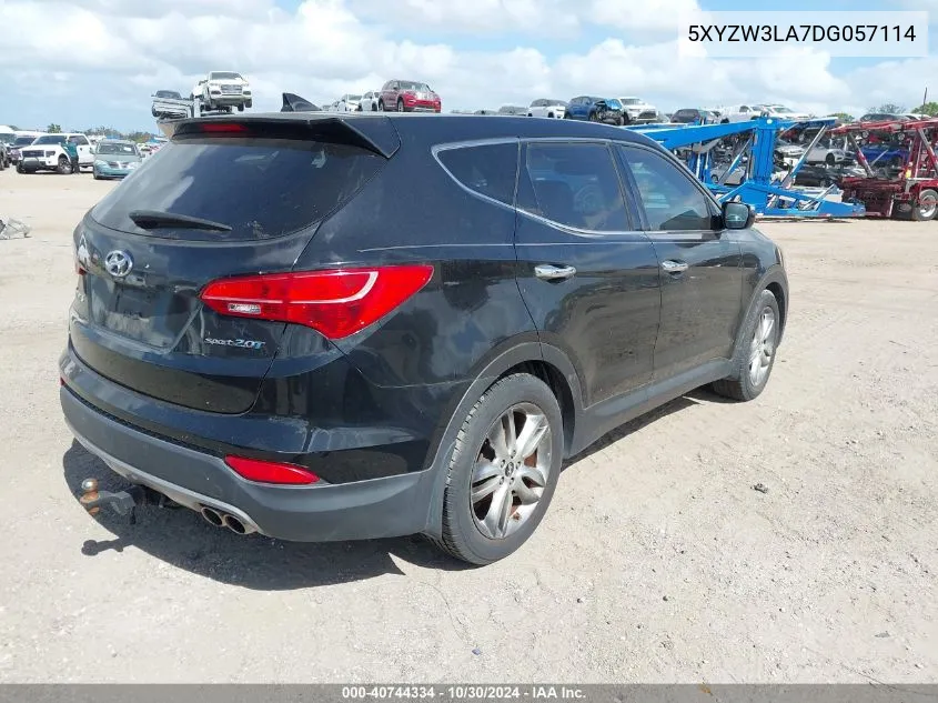 5XYZW3LA7DG057114 2013 Hyundai Santa Fe Sport 2.0T