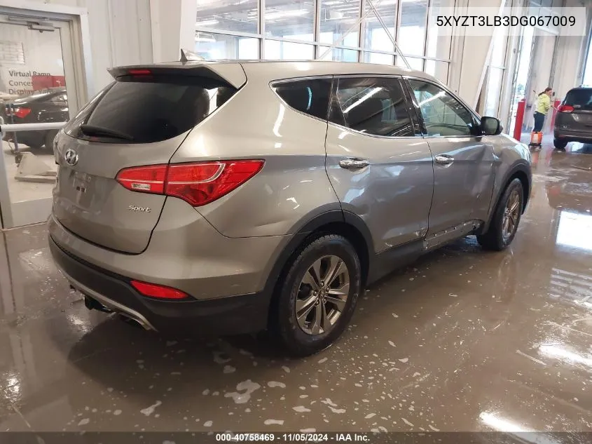 2013 Hyundai Santa Fe Sport VIN: 5XYZT3LB3DG067009 Lot: 40758469