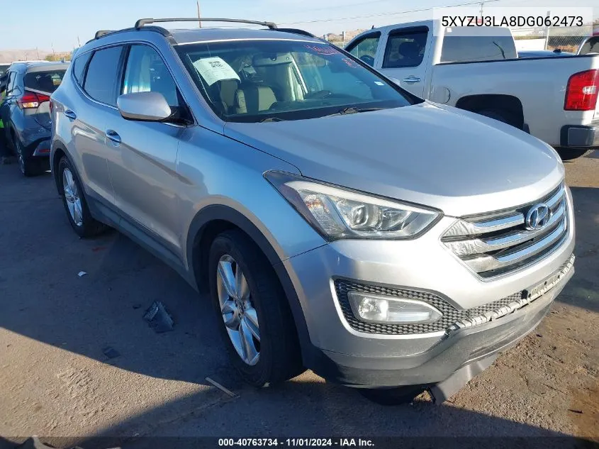 2013 Hyundai Santa Fe Sport 2.0T VIN: 5XYZU3LA8DG062473 Lot: 40763734