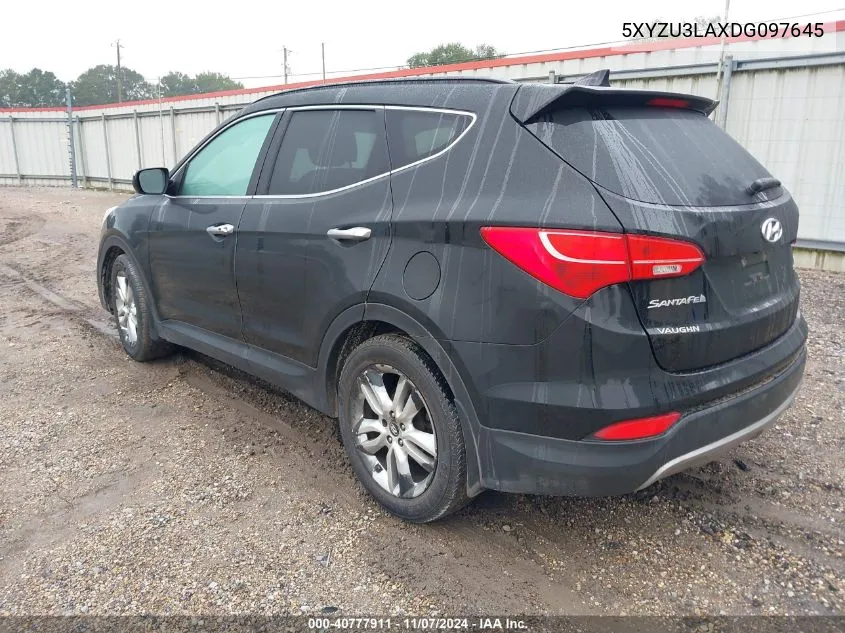 2013 Hyundai Santa Fe Sport 2.0T VIN: 5XYZU3LAXDG097645 Lot: 40777911