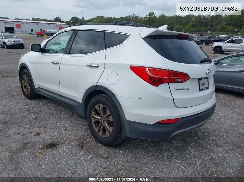 2013 Hyundai Santa Fe Sport VIN: 5XYZU3LB7DG109632 Lot: 40780921