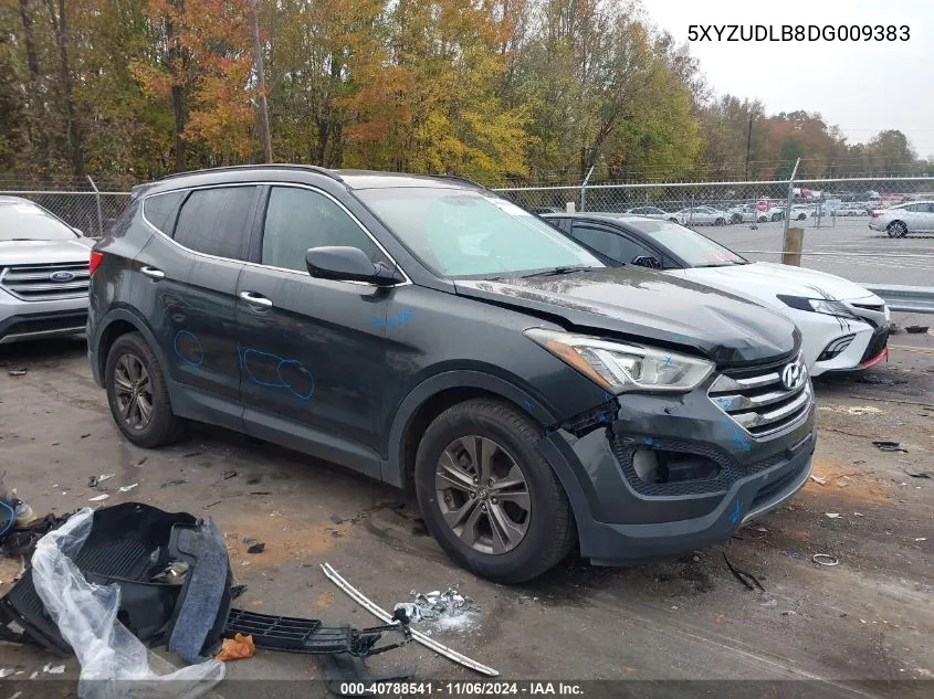 2013 Hyundai Santa Fe Sport VIN: 5XYZUDLB8DG009383 Lot: 40788541