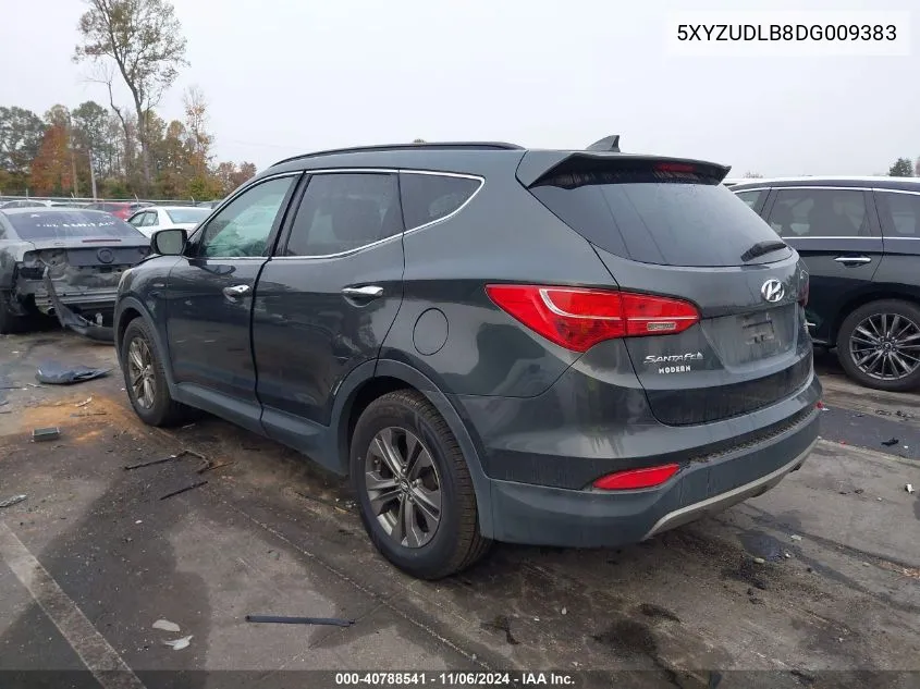 2013 Hyundai Santa Fe Sport VIN: 5XYZUDLB8DG009383 Lot: 40788541