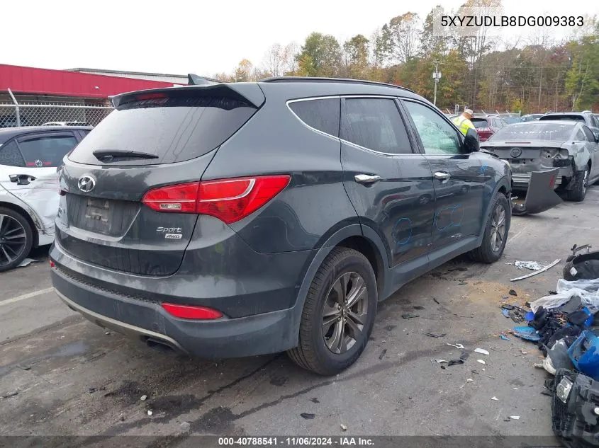 2013 Hyundai Santa Fe Sport VIN: 5XYZUDLB8DG009383 Lot: 40788541