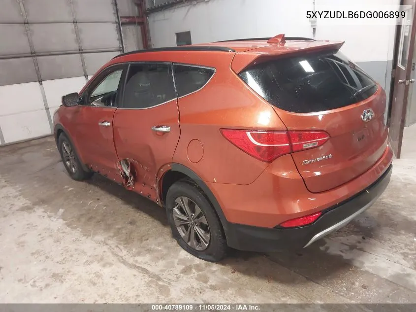 2013 Hyundai Santa Fe Sport VIN: 5XYZUDLB6DG006899 Lot: 40789109