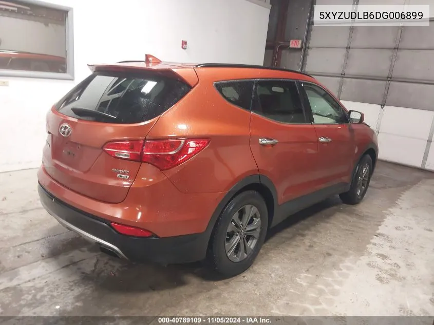 2013 Hyundai Santa Fe Sport VIN: 5XYZUDLB6DG006899 Lot: 40789109