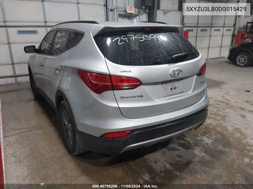 2013 Hyundai Santa Fe Sport VIN: 5XYZU3LB0DG015429 Lot: 40795206