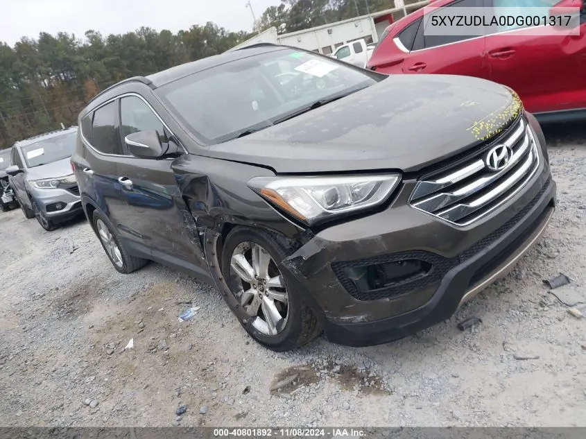 2013 Hyundai Santa Fe Sport 2.0T VIN: 5XYZUDLA0DG001317 Lot: 40801892