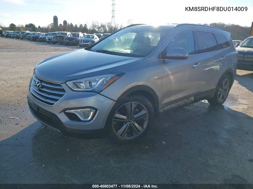 KM8SRDHF8DU014009 2013 Hyundai Santa Fe Limited