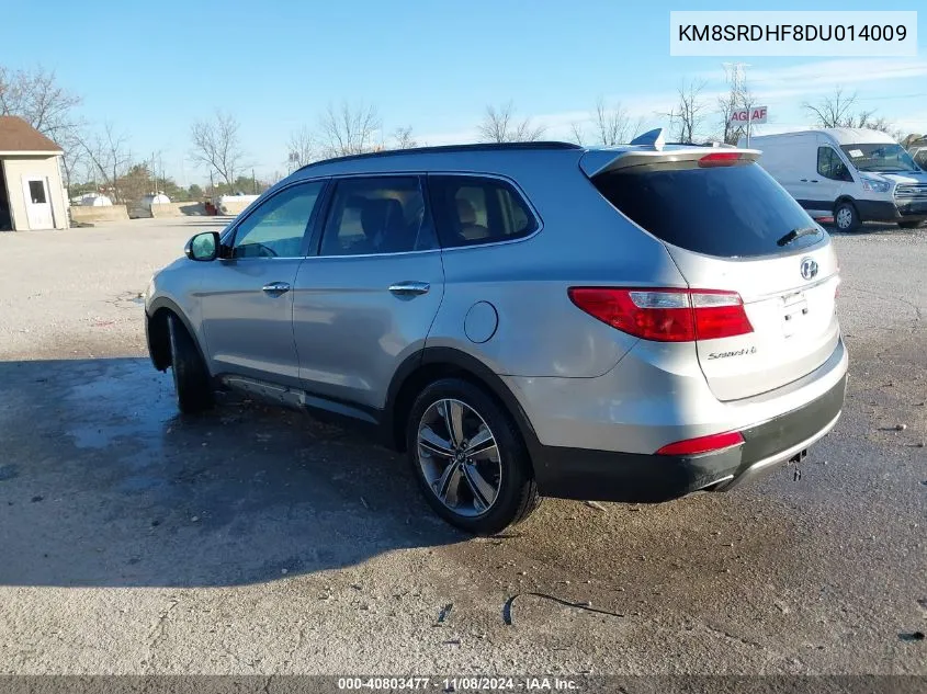 KM8SRDHF8DU014009 2013 Hyundai Santa Fe Limited