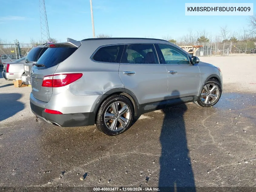 KM8SRDHF8DU014009 2013 Hyundai Santa Fe Limited