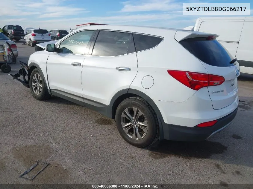 2013 Hyundai Santa Fe Sport VIN: 5XYZTDLB8DG066217 Lot: 40806308