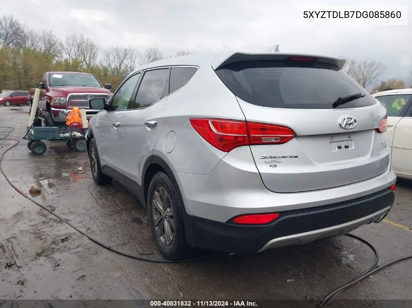 2013 Hyundai Santa Fe Sport VIN: 5XYZTDLB7DG085860 Lot: 40831832