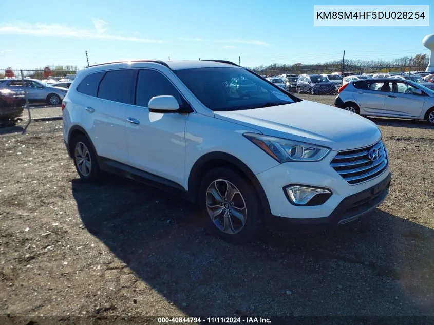 2013 Hyundai Santa Fe Gls VIN: KM8SM4HF5DU028254 Lot: 40844794