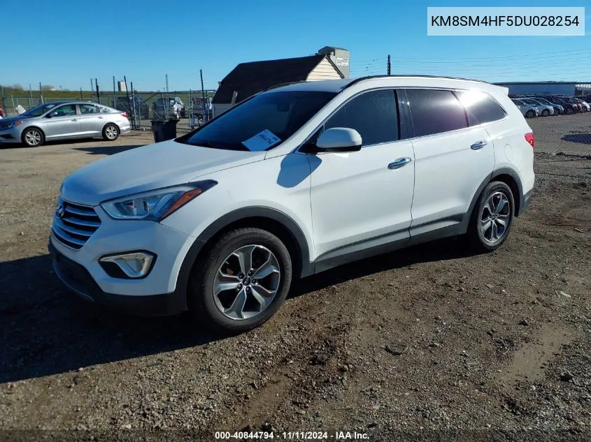 2013 Hyundai Santa Fe Gls VIN: KM8SM4HF5DU028254 Lot: 40844794