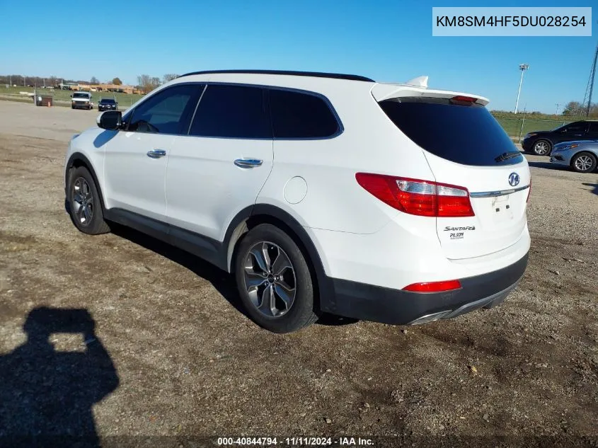 2013 Hyundai Santa Fe Gls VIN: KM8SM4HF5DU028254 Lot: 40844794