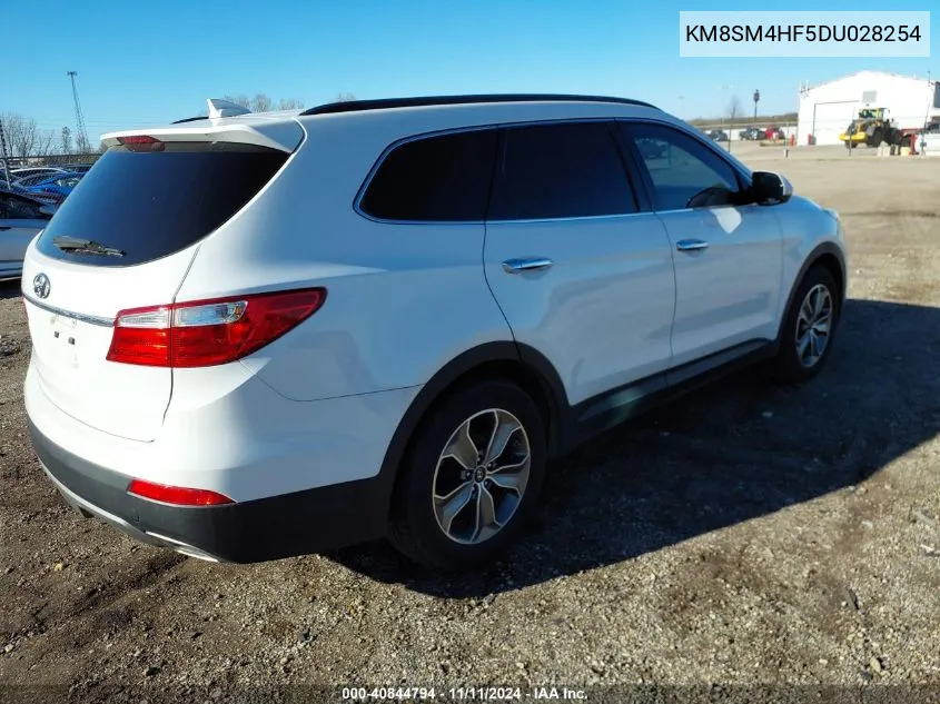 2013 Hyundai Santa Fe Gls VIN: KM8SM4HF5DU028254 Lot: 40844794