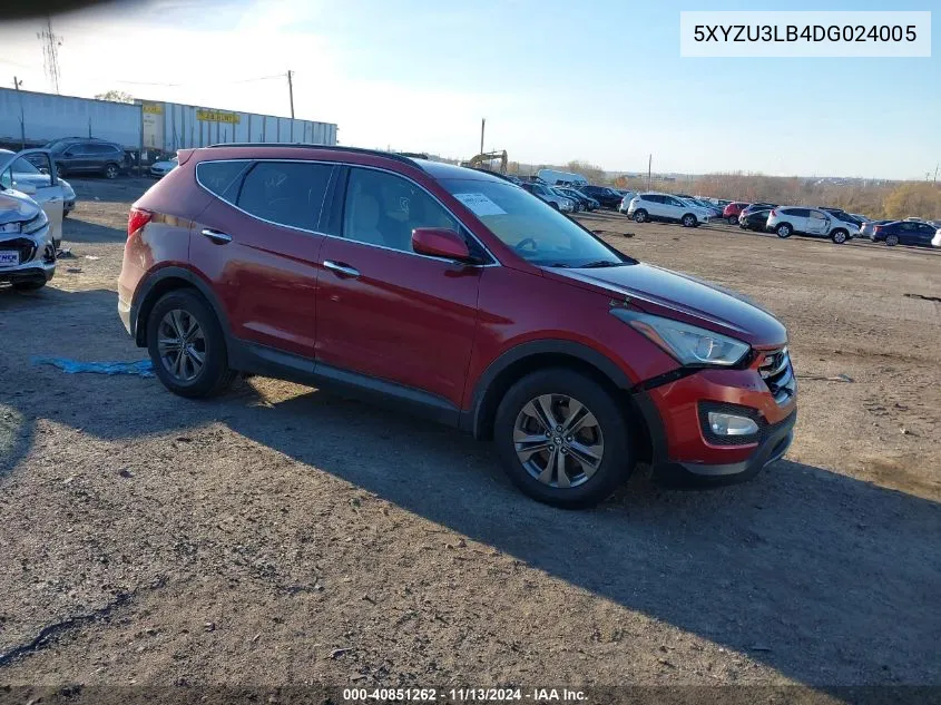 5XYZU3LB4DG024005 2013 Hyundai Santa Fe Sport