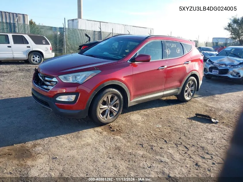 5XYZU3LB4DG024005 2013 Hyundai Santa Fe Sport