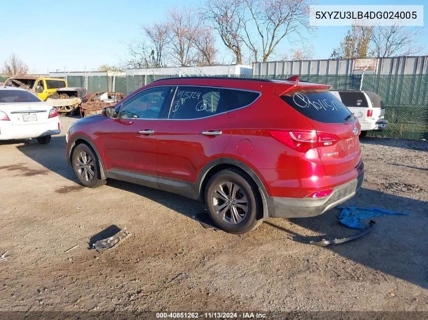 5XYZU3LB4DG024005 2013 Hyundai Santa Fe Sport