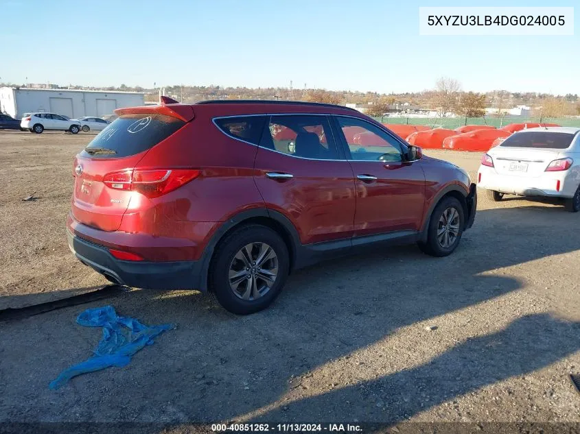 5XYZU3LB4DG024005 2013 Hyundai Santa Fe Sport