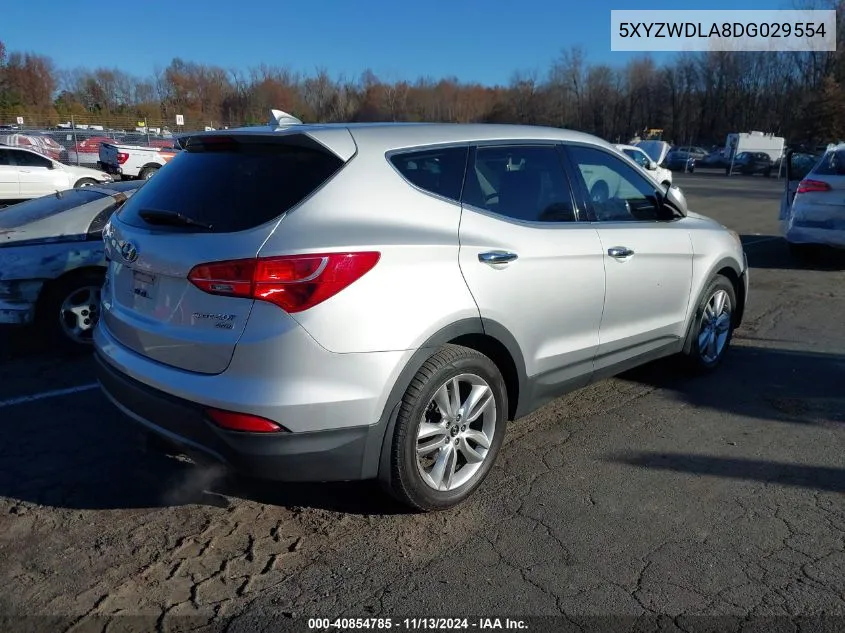 2013 Hyundai Santa Fe Sport 2.0T VIN: 5XYZWDLA8DG029554 Lot: 40854785