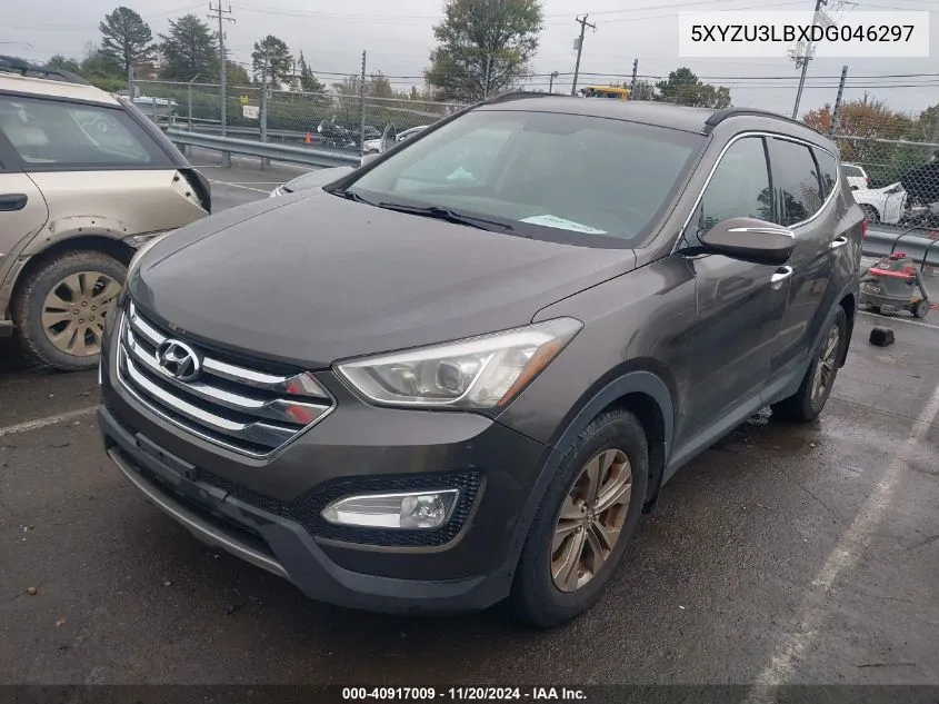 2013 Hyundai Santa Fe Sport VIN: 5XYZU3LBXDG046297 Lot: 40917009