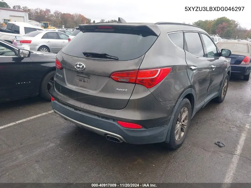 2013 Hyundai Santa Fe Sport VIN: 5XYZU3LBXDG046297 Lot: 40917009